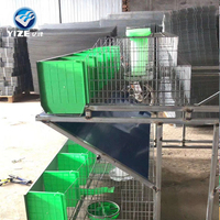 Nouvelle Cage à Lapins de Conception Européenne à Vendre (Qualité d'Usine Chinoise) Galvanisée à Chaud 16 Trous, Cage à Lapins YIZE 120