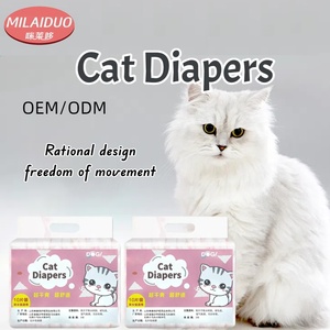 Job Lot de couches jetables super absorbantes pour animaux de compagnie Couches jetables étanches pour chats - Product Image 6