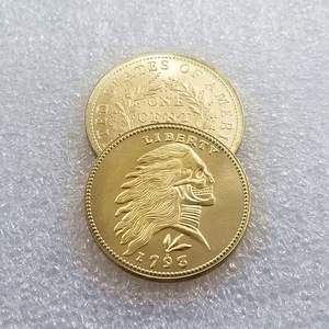 Monedas de Níquel Hobo, Réplicas de Monedas Antiguas de un Centavo de la Libertad de <span class=keywords><strong>1793</strong></span>, Hechas de Latón, Regalos Históricos - Product Image 6