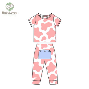 Детская пижама Babylovey из бамбука с двусторонней молнией YKK, комбинезон-слип с коротким рукавом, премиум-класса, для лета - Product Image 5