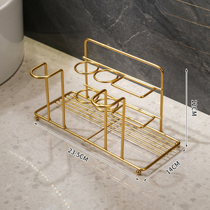 <b>Light</b> Luxury Fashion Cup Holder Home Bathroom <b>Vanity</b> Rack - Product Image 2