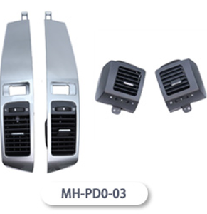 แผงครอบช่องแอร์พร้อมฝาครอบ สำหรับ TOYOTA <span class=keywords><strong>PRADO</strong></span>/ <span class=keywords><strong>LC</strong></span>-<span class=keywords><strong>120</strong></span>/GX470 2003-2009 ช่องระบายอากาศเครื่องปรับอากาศ รุ่นใหม่ - Product Image 2