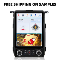 Écran radio DVD 12,1 pouces pour Ford F150 Raptor 2013-2014, climatisation manuelle, 4 Go + 64 Go, écran tactile, Wi-Fi sans fil, CarPlay