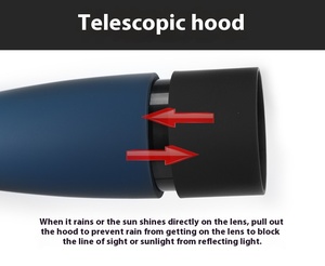 تلسكوب تكبير 25-75x عالي الدقة رؤية ليلية منخفضة الإضاءة للمناظر الطبيعية وتصوير الطيور أحادي العين - Product Image 5