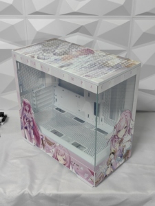 Mainboard <span class=keywords><strong>ATX</strong></span> Mid Tower Vertical hiệu suất cao, bán chạy nhất, Honkai Impact 3rd Elysia Alicia Firefly Black Tower - Product Image 4