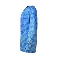 Chemises de pêche à manches longues pour hommes en gros, SPF 50, respirantes, tricotées, grande taille, style décontracté, impression par sublimation, série de tournois