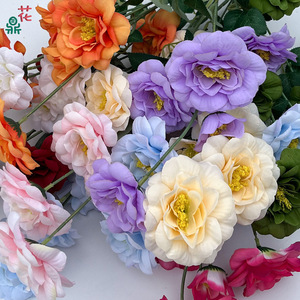 Flores Artificiales de Seda Mixta Realistas para Decoración de Bodas en Hoteles y Áreas de Recepción - Product Image 1