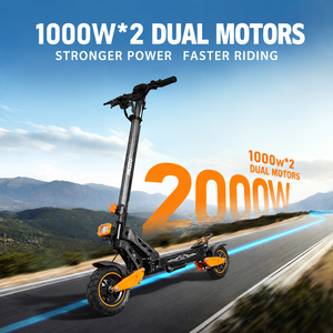 Scooter Eléctrico Plegable de 1000W, 10500mAh, Alcance de 35KM, IPX5, 40KMH, Scooter Urbano para Adultos, Manillar con Amortiguación para una Conducción Más Suave - Product Image 2