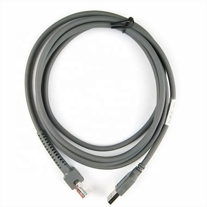 Câble de scanner de codes à barres USB en cuivre pur CBA-U01-S07ZAR Tresse de veste en PVC Compatible Zebra Motorola Symbol DS9808 DS4208 <span class=keywords><strong>DS6878</strong></span> - Product Image 5