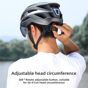 Casque de vélo avec visière à changement de couleur, léger (290g), monobloc, pour hommes et femmes, sécurité pour VTT et vélo de route - Product Image 3