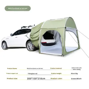 เต็นท์ท้ายรถอเนกประสงค์แบบเปิดเร็วเคลือบเงินอ็อกซ์ฟอร์ด สำหรับตั้งแคมป์กลางแจ้ง กันฝน สำหรับรถ SUV - Product Image 6