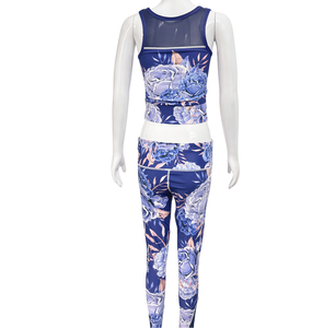 เลกกิ้งพิมพ์ซับลิเมชันสำหรับผู้หญิงกางเกงเล่นโยคะออกกำลังกายผ้าสแปนเด็กซ์ผ้าโพลีเอสเตอร์27% 73% แบบกำหนดเอง - Product Image 5