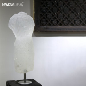 NEWKNG 럭셔리 하이 엔드 32 \ "부처 동상 반투명 고대 조각 레트로 골동품 예술 장식 그림 디 왈리 실내