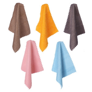 Double Sided Cleaning Cloth Rectangular Solid Color Kitchen Use Lint Free Non Stick For Pots Dishes Furniture - Product Image 5