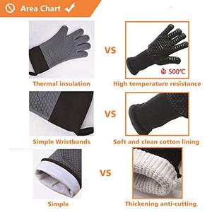 Vente en gros de <span class=keywords><strong>gants</strong></span> de barbecue en aramide résistants à la chaleur 932F, protection extrême, <span class=keywords><strong>gants</strong></span> de barbecue pour <span class=keywords><strong>four</strong></span> - Product Image 4