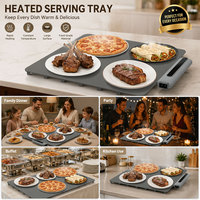 Tapis chauffant portable électrique en mousse EVA pour aliments, 60-110°C, contrôle intelligent de la température, chauffe-plats pliable pour buffet, fête, usage domestique