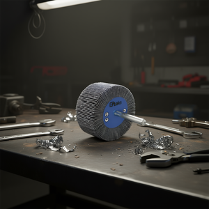 Ttake Abrasive Cloth Flap <b>Wheel</b> 50x30 Mm With 6 Mm Shaft For Metal <b>Grinding</b> - Product Image 3