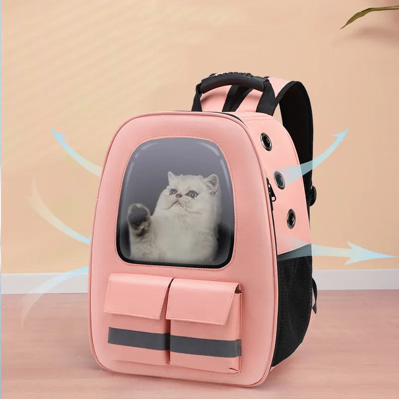Di alta qualità Pet Outdoor zaino per gatti Ventilate all'esterno elegante borsa portatile Pet gatto marsupio borsa