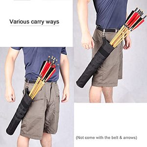 Estuche de Cuero Resistente para Tiro con Arco, Bolsa de Caza para Exteriores, Diseño Personalizado y Único, Organizador de Flechas - Product Image 5