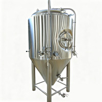 Cuve de fermentation 30HL 3000L en acier inoxydable 316L, capacité personnalisable, grande capacité, pour brasserie