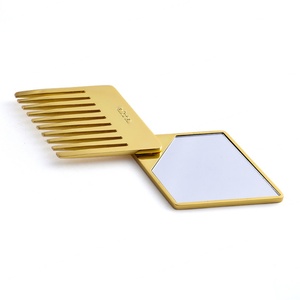 Manufacture Fashion Cutsomize Metal Adjustable <b>Mirror</b> New Style Multi Function With Metal Comb - Product Image 4
