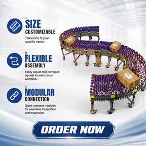 Convoyeur à rouleaux pour le déchargement des palettes en entrepôt, système de stockage à flux libre par gravité, fabricant - Product Image 6