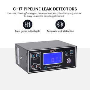 เครื่องตรวจจับการรั่วไหลของน้ำ Bondi C-17 สำหรับผนังและพื้น จอแสดงผล LCD ความแม่นยำสูง IP55 12V ระยะตรวจจับลึก 5 เมตร สำหรับการตรวจจับการรั่วไหลของท่อ - Product Image 2