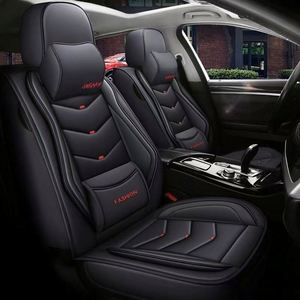 Fundas de Asiento de Coche Universales de Cuero Nappa de Lujo con 4 Asientos y Cojines Delanteros con Almohadas, Protección para Todas las Estaciones, Modelo 03210 - Product Image 2