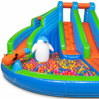 Toboggan aquatique gonflable commercial de conception nouvelle, piscine, toboggan aquatique pour enfants, château gonflable pour fête d'enfants