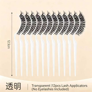 Présentoir de rangement en acrylique pour tester les faux cils finis, montrer les styles de greffe de cils et l'effet du maquillage des yeux - Product Image 4