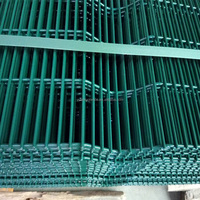 Clôture de jardin anti-escalade en treillis soudé à mailles courbées en V 358, haute sécurité, maille dense, en acier galvanisé, écologique