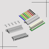 Câble de connexion femelle BOM BOM 2 à 15 broches, 2,50 mm, pour carte de circuit imprimé, équivalent au connecteur Molex 5037, fabricant.