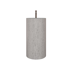 Vente en gros Lavabo sur pied rond en ciment <span class=keywords><strong>à</strong></span> colonne haute Lavabo sur pied pour hôtels - Product Image 6