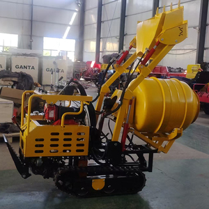 Mini Bétonnière sur Chenilles Hydraulique Auto-chargeante avec <span class=keywords><strong>Pelle</strong></span> Intégrée pour Chantier Domestique - Product Image 5