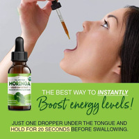 La gota de Moringa orgánica Tianyuan es un potenciador inmunológico antioxidante eficaz para mejorar la energía y el metabolismo del extracto de hoja de Moringa