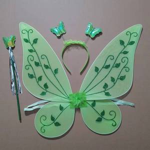 Disfraz de Hada Verde para Niña y Niño, Traje de Fiesta de Cumpleaños, Vestido de <span class=keywords><strong>Campanilla</strong></span>, Traje de Halloween con Ala - Product Image 3