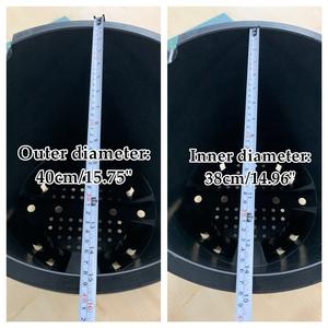 Marmite De Culture D'épinards Macetas Para Semilleros 6In Pots Verts Macetas De Plstico Colgantes Extra Grandes Macetas 10 L - Product Image 3