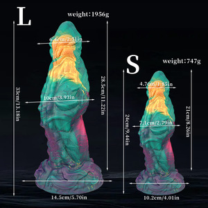 YX-GS177 Premium Quality Adult Toy Silicone Invader <b>Dildo</b> with Extraterrestrial Pleasure Fantasy Monster <b>Dildo</b> - Product Image 2