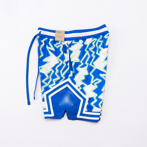 <span class=keywords><strong>Pantaloncini</strong></span> da <span class=keywords><strong>Basket</strong></span> con Motivo Astratto <span class=keywords><strong>Blu</strong></span>, Traspiranti e ad Asciugatura Rapida per Uomini, Donne e Adulti, Abbigliamento Sportivo per Allenamento e Palestra - Product Image 6