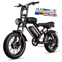 Nouvelle Arrivée Vélo Électrique Double Moteur 250W Entrepôt USA Longue Portée Vélo Électrique à Pneus Larges Frein Hydraulique En Stock