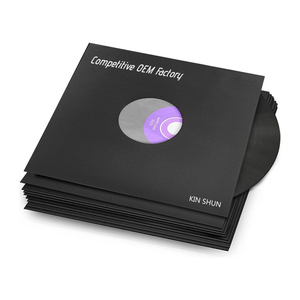 Manchons intérieurs de disque vinyle et papier gratuit | Couvertures d'album avec coins ronds réutilisables | Vestes de disques pour protéger vos célibataires - Product Image 1