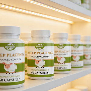 Capsule Morbide di Estratto di Placenta di Pecora Liofilizzata, Integratore Alimentare OEM con Etichetta Privata di Fabbrica - Product Image 4