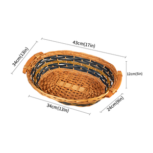 Scatola portaoggetti <span class=keywords><strong>in</strong></span> <span class=keywords><strong>vimini</strong></span> di erba marina intrecciata a mano, cesto <span class=keywords><strong>in</strong></span> <span class=keywords><strong>vimini</strong></span>, organizer da scrivania per trucchi, contenitore multiuso - Product Image 6