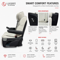 Nouvel arrivage : Siège passager VIP de luxe avec accoudoir réglable, écran tactile complet, chauffage et massage pour Buick GL8 Sienna M8 Van