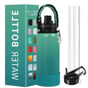Bouteille d'eau en acier inoxydable sans BPA personnalisée 750 ml 1 L Impression de logo personnalisée pour les entreprises - Product Image 5