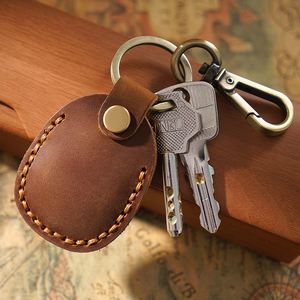 Porte-cartes RFID en cuir véritable fait main, ensemble universel de porte-clés et de porte-cartes, protection durable pour camion - Product Image 3