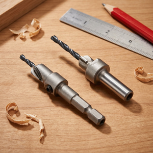Broca Avellanadora Profesional Personalizada de 1/4'' con Vástago Hexagonal, Brocas de Carburo para Instalación de Tornillos en Madera - Product Image 2