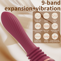 Sexmaschine mit Stoßfunktion, Vibrator, Heizfunktion, G-Punkt und Anal-Stimulation, Erwachsenen-Sexspielzeug für Frauen