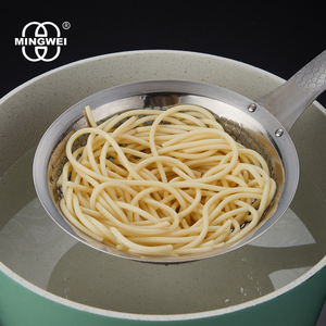 MINGWEI – passoire à nouilles en maille, passoire de cuisine, écumoire fendue, passoire en acier inoxydable pour frites, pommes de terre - Product Image 6