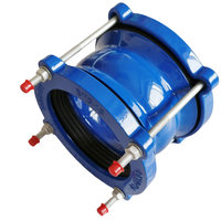 Raccord flexible universel en fonte ductile à bride pour tuyaux, modèle DN65-DN2000